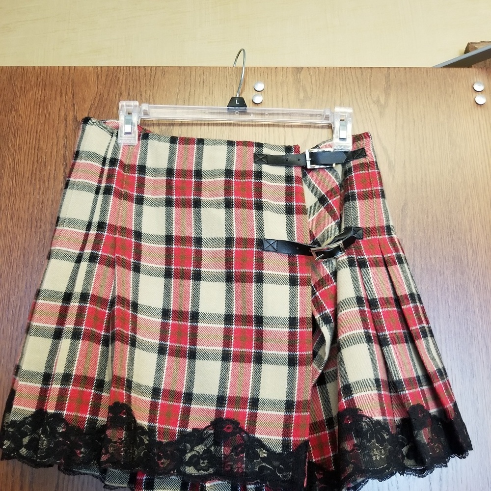 Plaid Mini Skirt